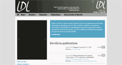 Desktop Screenshot of liguedesdroits.ca